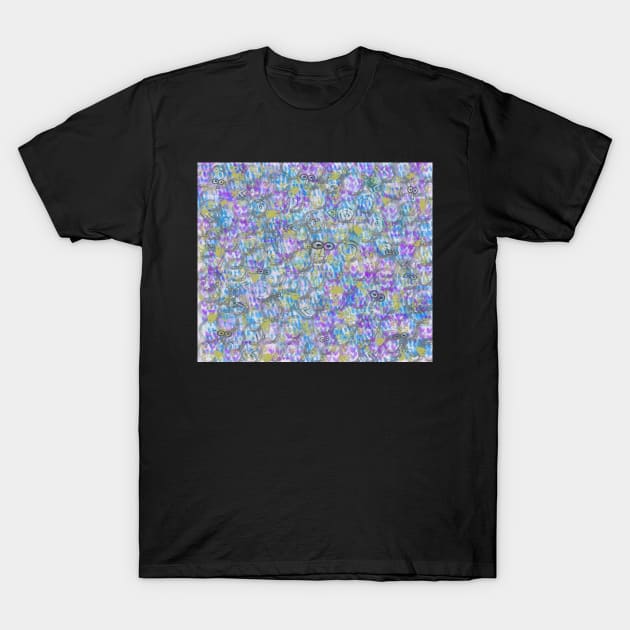 Daily Commute. Abstract design in pastel colors and muted tones. Inspired by modern workday travel as people perform their daily commute. T-Shirt by innerspectrum